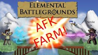 How to Make a lot of Money/Levels in Elemental Battlegrounds!| ROBLOX AFK FARM!