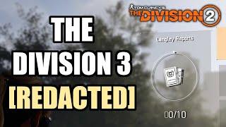 Division 2- Langley Reports LEAKED!! Major Spoilers!