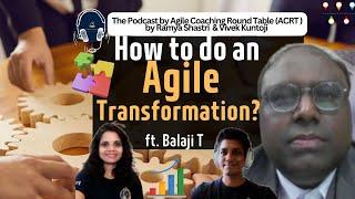 Balaji as "Guest Speaker" - Agile Podcast made on 20th Sep 2024 - Host - Ramya & Vivek's ACRT series