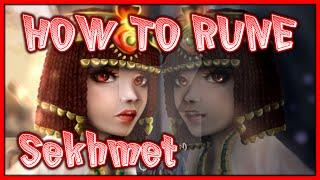 HOW TO RUNE SEKHMET (FIRE DESERT QUEEN) | G3 SUMMONERS WAR REVIEW