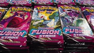 Opening 1,000 Pokemon Fusion Strike Booster Packs