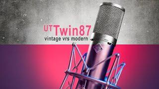 UT Twin87 Large-Diaphragm Twin Circuit Condenser Microphone _ modern vis Vintage