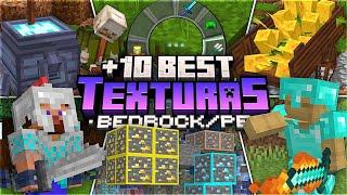 TOP 10 BEST TEXTURES to IMPROVE your MINECRAFT 1.21+ (Bedrock/PE) MINECRAFT PE 1.21+ TEXTURES