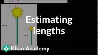 Estimating lengths | Measurement and data | Early Math | Khan Academy