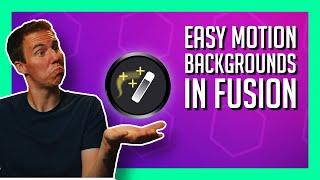 Make A Custom Motion Background in DaVinci Resolve! - Fusion Tips and Tools for Beginners