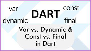 Var vs. Dynamic & Const vs. Final in Dart