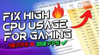 How To Boost Processor or CPU Speed in Windows 10 & Windows 11 | Fix High CPU Usage For Gaming