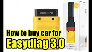 How to buy car for Launch Easydiag 3.0