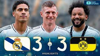 AT 35 YEARS OLD TONI KROOS IS BACK AT REAL MADRID SCORED A GOAL AND PUT ON A SHOW IN A CHARITY MATCH