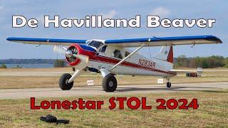 De Havilland Beaver - Lonestar STOL 2024 - Takeoff & Landing