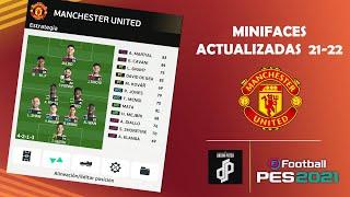 DREAM PATCH - MINIFACES DEL MANCHESTER UNITED, SEASON 2022/ PES 2021