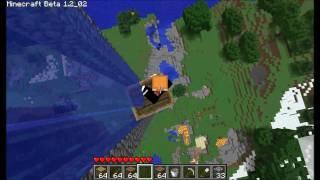 Minecraft - Water Jet - Fly up to sky in a boat - Must Watch!!"