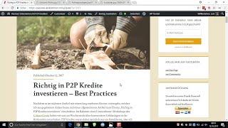 Richtig in P2P-Kredite investieren – Best Practices