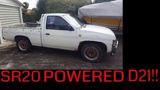 Walk around and revs of SR20 powered D21 Navara/Hardbody