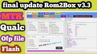 Zabardust Update Rom2Box v3.3 2023 || Factory rest, rest frp,ofp Qual+ MTK Powerful update 