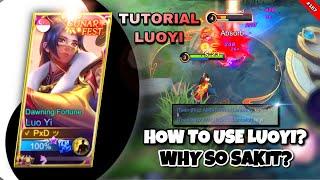 LUOYI TUTORIAL 2022 | HOW TO USE LUOYI | LUOYI BUILD & EMBLEM | LUOYI TIPS & TRICKS | MOBILE LEGENDS