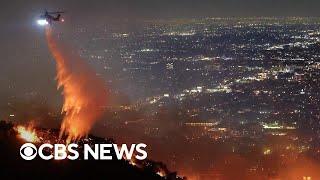 California official on evacuation orders as Sunset Fire burns in Hollywood Hills