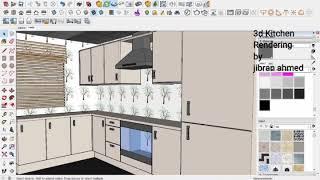 Blender cycles vs Sketchup Enscap Kitchen Rendering