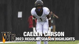 Caelen Carson 2023 Regular Season Highlights | Wake Forest DB