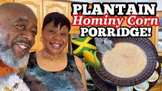 How to make Plantain Hominy Corn Porridge! | Deddy’s Kitchen