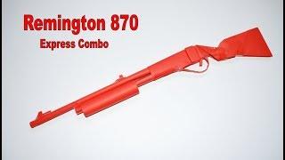 How to make a paper gun - Remington - DIY