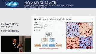 19: Mario Boley - Subgroup discovery