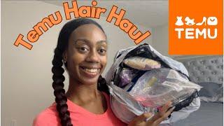 Unboxing Temu Hair Tools & Accessories, Amazing Products for Natural Hair