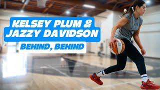 Kelsey Plum & Jazzy Davidson Jump Shots: Behind, Behind