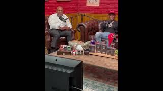 Mike Tyson x DJ Whoo Kid смотрят кадры из фильма "ИП МАН 3" , с М.Тайсоном в главной роли 