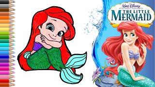 How to draw Ariel from The little Mermaid // Как нарисовать Ариель?