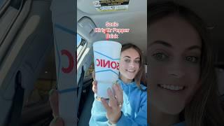 Sonic Dirty Dr Pepper Drink  #sonic #sonicdrivein #sonicdrinks #sonicorder #drpepper #fundrinks