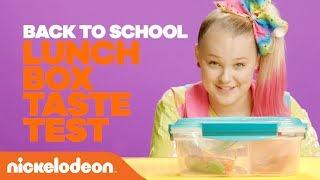 What's in Nick's Lunch Box?  Back to School Taste Test ft. JoJo, Jordyn Jones & More @ VidCon 2018