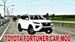 Download TOYOTA FORTUNER CAR MOD for bus simulator indonesia | BUSSID V3.7.1 | #bussidmods