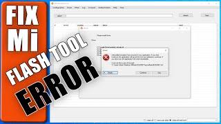 رفع خطای Mi Flash Tool | خطای درایور ابزار Mi Flash استثنای کنترل نشده رخ داده است