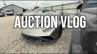 Auction VLOG, Porsche Cayman, Ferrari SF90, Lamborghini Urus / Aventador / Huracan STO