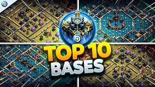 TOP 10 Best TH17 Blueprint CoC BASES of 2025 (CWL/Hybrid/War/Trophy) with Link | CoC Town Hall 17