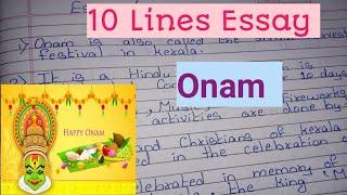 10 Lines Essay on Onam festival// Essay on Onam//treyankush learning