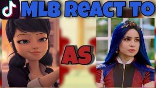 MLB react to Marinette as Evie! | Descendants | Gacha Club