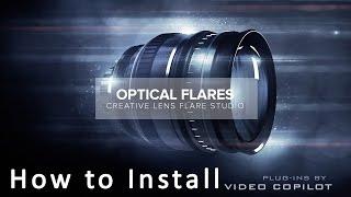 Как установить Optical Flare для After Effects\How to install Optical Flare plugin