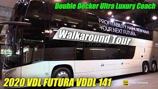 2020 VDL Futura Double Decker Ultra Luxury Coach VDDL 141 - Exterior Interior Walkaround