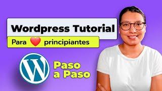 Tutorial Wordpress 2024 Desde Cero Para principiantes