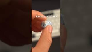 Marbly sound switches #mechanicalkeyboard #mechkeys #customkeyboard