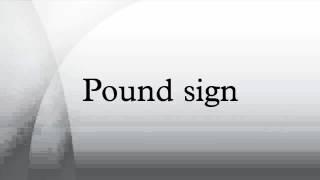 Pound sign