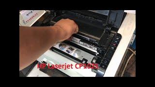 How hp laserjet cp1025 color change cartridge and Print Test 100%