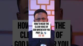 How to hear the VOICE OF GOD Clearly | Joshua Generation #inspiration #prophetic #motivation #fyp