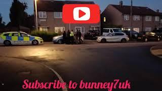 this is a night walking video in Lewsey farm Luton UK