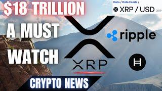 Ripple XRP | $18 Trillion | US Strategic Crypto Reserve IMPORTANCE, HBAR ETF Filing | Crypto News