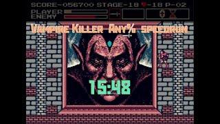 Vampire Killer 15:48 speedrun [World Record]