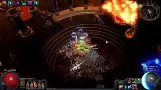 PoE 2.0 Critical Dual Flame Totem,  Shrine 77lvl map