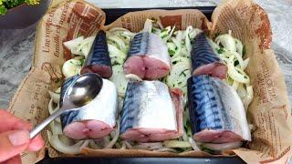 You have never eaten such delicious fish before A friend taught me how to cook, mackerel recipe.